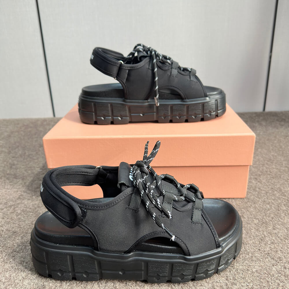 MiuMiu Chunky neoprene sandals