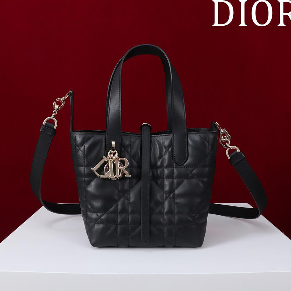 Small Dior Toujours Vertical Tote Bag(high-end grade)