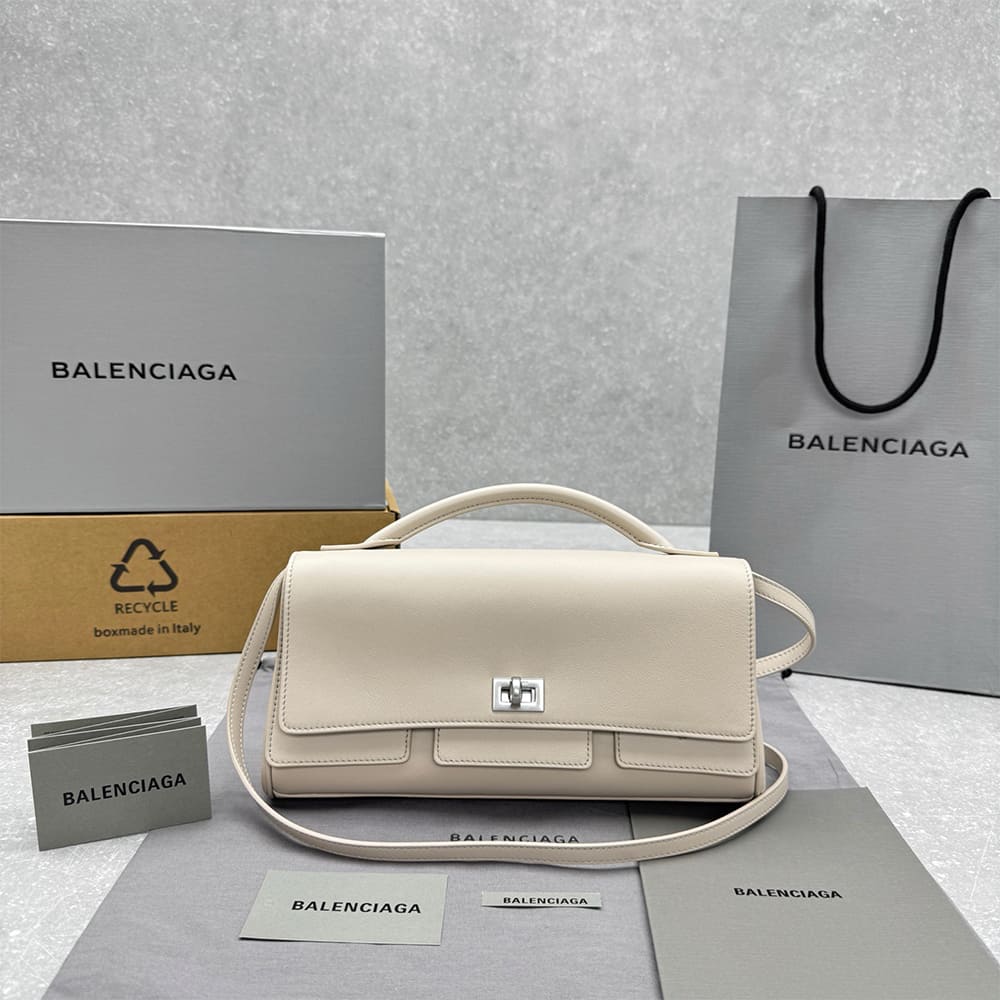 Balenciaga Women s Bel Air Clutch On Strap Small(HIGH-END GRADE)