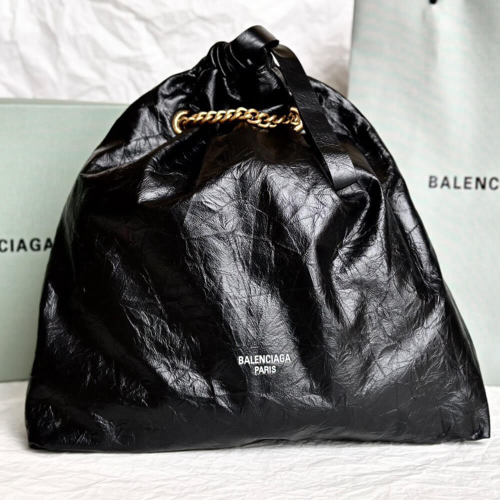 Balenciaga Women s Crush Tote Bag Medium(HIGH-END GRADE)